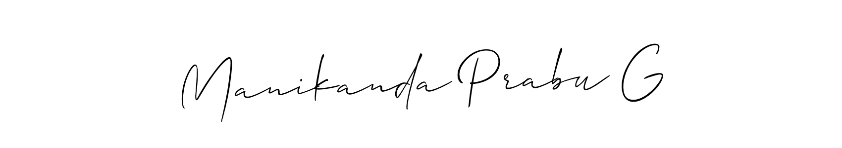 You can use this online signature creator to create a handwritten signature for the name Manikanda Prabu G. This is the best online autograph maker. Manikanda Prabu G signature style 2 images and pictures png