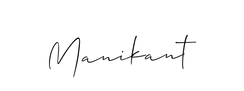 You should practise on your own different ways (Allison_Script) to write your name (Manikant) in signature. don't let someone else do it for you. Manikant signature style 2 images and pictures png