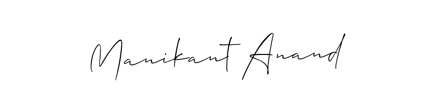 How to Draw Manikant Anand signature style? Allison_Script is a latest design signature styles for name Manikant Anand. Manikant Anand signature style 2 images and pictures png