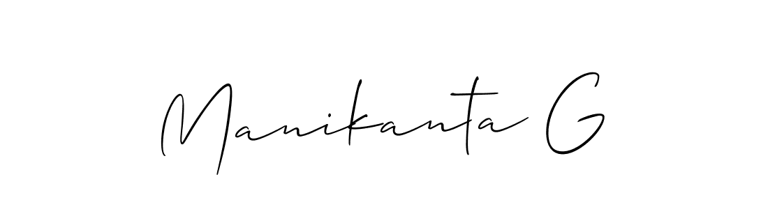 Manikanta G stylish signature style. Best Handwritten Sign (Allison_Script) for my name. Handwritten Signature Collection Ideas for my name Manikanta G. Manikanta G signature style 2 images and pictures png