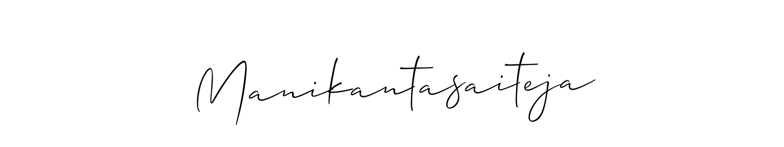 Also You can easily find your signature by using the search form. We will create Manikantasaiteja name handwritten signature images for you free of cost using Allison_Script sign style. Manikantasaiteja signature style 2 images and pictures png