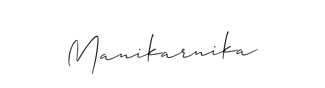 Also You can easily find your signature by using the search form. We will create Manikarnika name handwritten signature images for you free of cost using Allison_Script sign style. Manikarnika signature style 2 images and pictures png