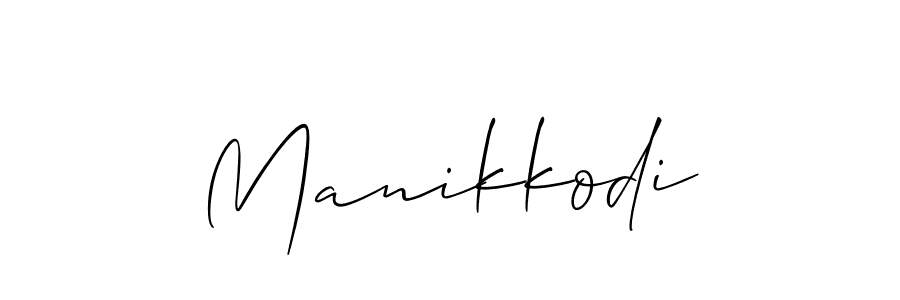 Best and Professional Signature Style for Manikkodi. Allison_Script Best Signature Style Collection. Manikkodi signature style 2 images and pictures png