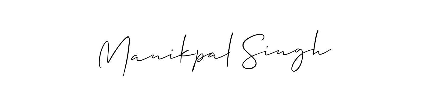 Once you've used our free online signature maker to create your best signature Allison_Script style, it's time to enjoy all of the benefits that Manikpal Singh name signing documents. Manikpal Singh signature style 2 images and pictures png
