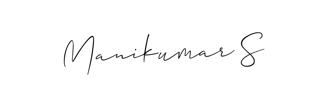Make a short Manikumar S signature style. Manage your documents anywhere anytime using Allison_Script. Create and add eSignatures, submit forms, share and send files easily. Manikumar S signature style 2 images and pictures png