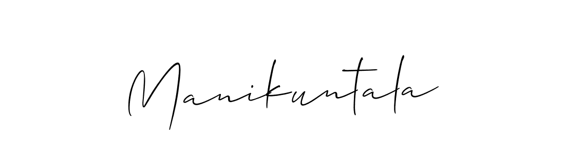Also You can easily find your signature by using the search form. We will create Manikuntala name handwritten signature images for you free of cost using Allison_Script sign style. Manikuntala signature style 2 images and pictures png