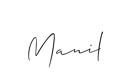 Best and Professional Signature Style for Manil. Allison_Script Best Signature Style Collection. Manil signature style 2 images and pictures png