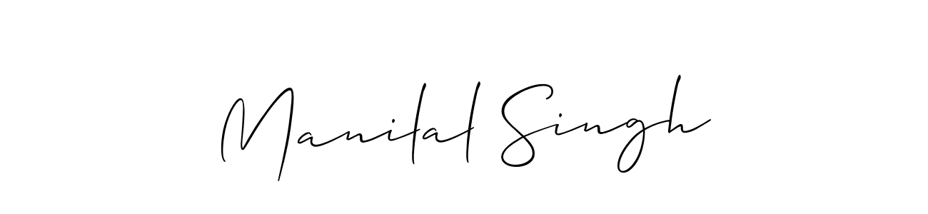 if you are searching for the best signature style for your name Manilal Singh. so please give up your signature search. here we have designed multiple signature styles  using Allison_Script. Manilal Singh signature style 2 images and pictures png