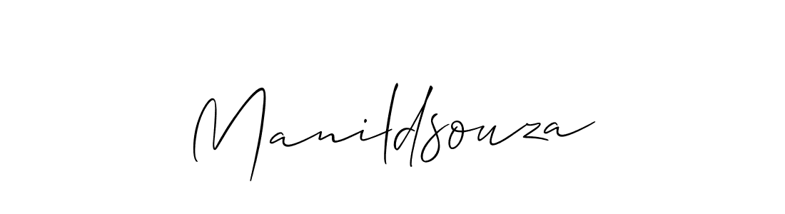 Make a beautiful signature design for name Manildsouza. Use this online signature maker to create a handwritten signature for free. Manildsouza signature style 2 images and pictures png