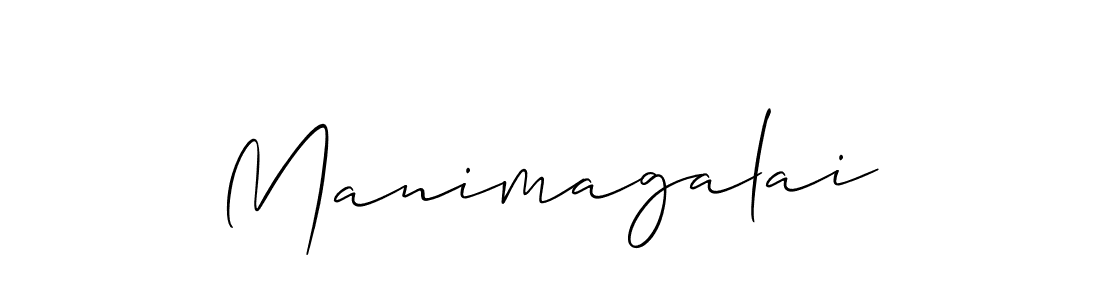 Manimagalai stylish signature style. Best Handwritten Sign (Allison_Script) for my name. Handwritten Signature Collection Ideas for my name Manimagalai. Manimagalai signature style 2 images and pictures png