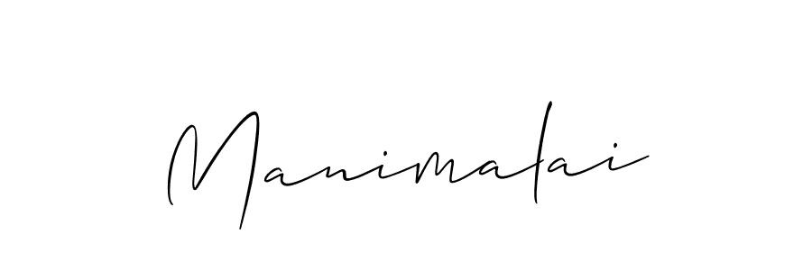 Manimalai stylish signature style. Best Handwritten Sign (Allison_Script) for my name. Handwritten Signature Collection Ideas for my name Manimalai. Manimalai signature style 2 images and pictures png