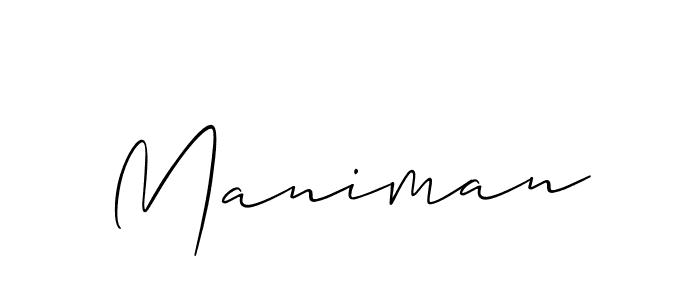 Make a beautiful signature design for name Maniman. Use this online signature maker to create a handwritten signature for free. Maniman signature style 2 images and pictures png