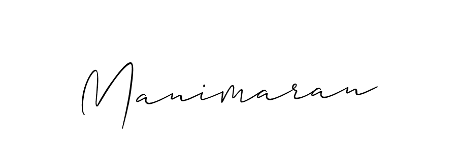 Use a signature maker to create a handwritten signature online. With this signature software, you can design (Allison_Script) your own signature for name Manimaran. Manimaran signature style 2 images and pictures png