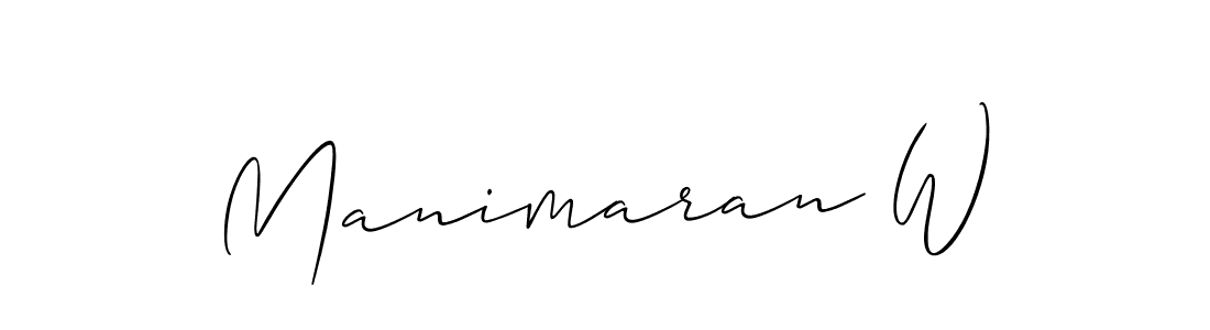 You can use this online signature creator to create a handwritten signature for the name Manimaran W. This is the best online autograph maker. Manimaran W signature style 2 images and pictures png