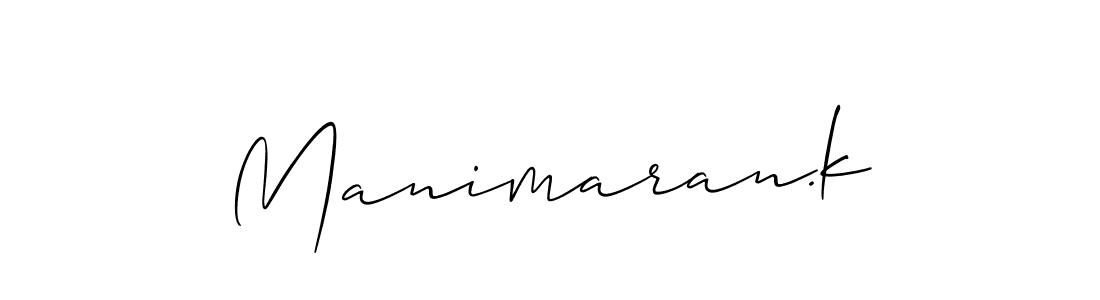 Make a beautiful signature design for name Manimaran.k. Use this online signature maker to create a handwritten signature for free. Manimaran.k signature style 2 images and pictures png