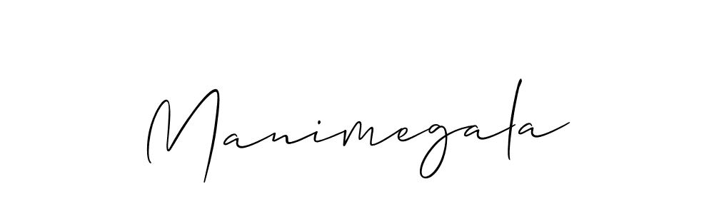 Similarly Allison_Script is the best handwritten signature design. Signature creator online .You can use it as an online autograph creator for name Manimegala. Manimegala signature style 2 images and pictures png