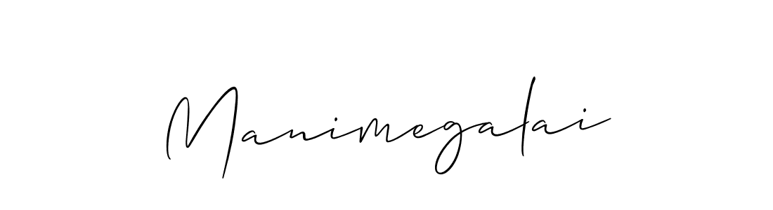 Use a signature maker to create a handwritten signature online. With this signature software, you can design (Allison_Script) your own signature for name Manimegalai. Manimegalai signature style 2 images and pictures png
