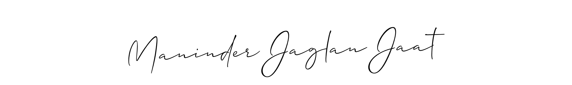 Similarly Allison_Script is the best handwritten signature design. Signature creator online .You can use it as an online autograph creator for name Maninder Jaglan Jaat. Maninder Jaglan Jaat signature style 2 images and pictures png