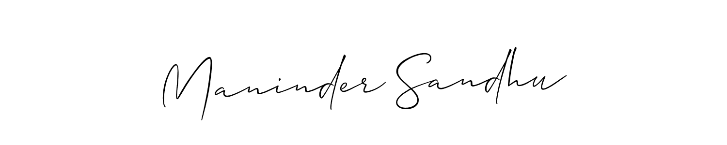 Make a beautiful signature design for name Maninder Sandhu. Use this online signature maker to create a handwritten signature for free. Maninder Sandhu signature style 2 images and pictures png
