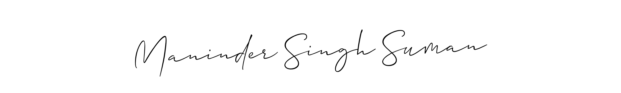 How to Draw Maninder Singh Suman signature style? Allison_Script is a latest design signature styles for name Maninder Singh Suman. Maninder Singh Suman signature style 2 images and pictures png