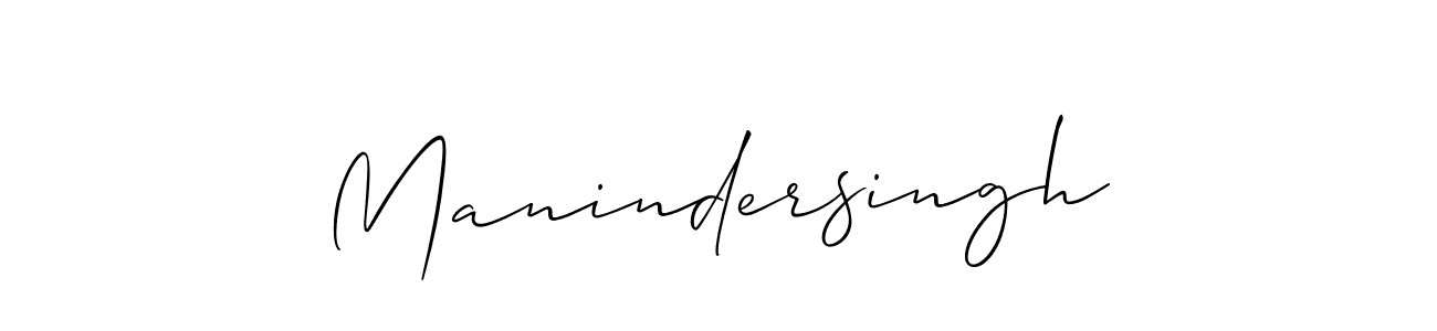 It looks lik you need a new signature style for name Manindersingh. Design unique handwritten (Allison_Script) signature with our free signature maker in just a few clicks. Manindersingh signature style 2 images and pictures png