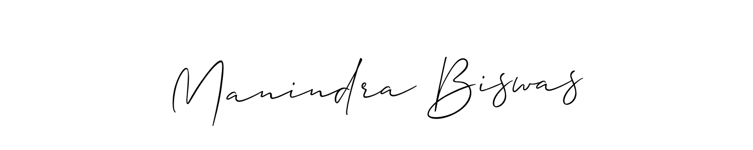 Make a beautiful signature design for name Manindra Biswas. Use this online signature maker to create a handwritten signature for free. Manindra Biswas signature style 2 images and pictures png