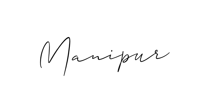 How to make Manipur signature? Allison_Script is a professional autograph style. Create handwritten signature for Manipur name. Manipur signature style 2 images and pictures png