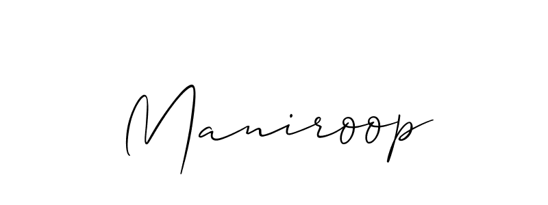 How to Draw Maniroop signature style? Allison_Script is a latest design signature styles for name Maniroop. Maniroop signature style 2 images and pictures png