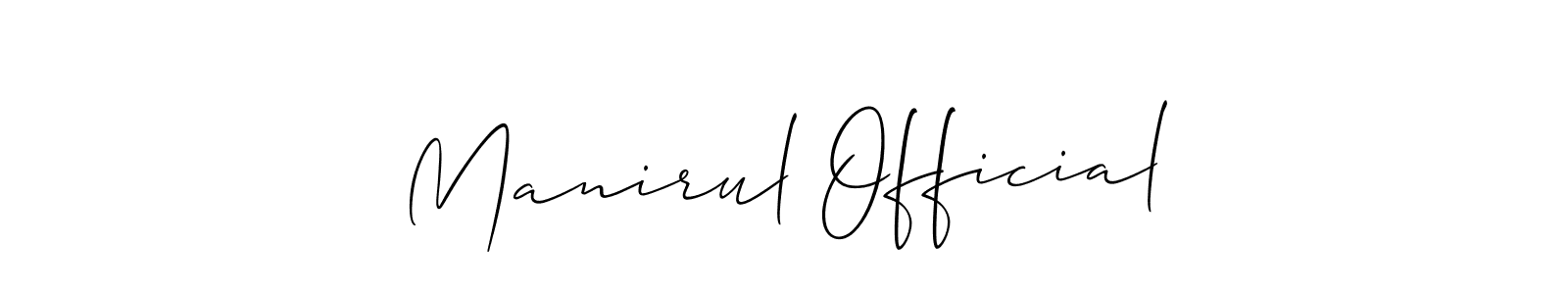 This is the best signature style for the Manirul Official name. Also you like these signature font (Allison_Script). Mix name signature. Manirul Official signature style 2 images and pictures png