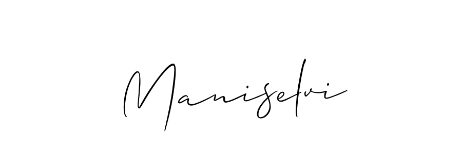 Best and Professional Signature Style for Maniselvi. Allison_Script Best Signature Style Collection. Maniselvi signature style 2 images and pictures png