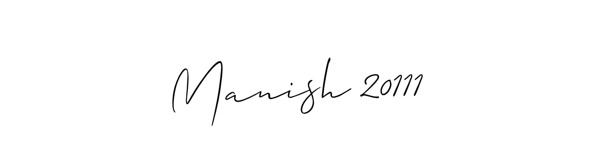Also we have Manish 20111 name is the best signature style. Create professional handwritten signature collection using Allison_Script autograph style. Manish 20111 signature style 2 images and pictures png
