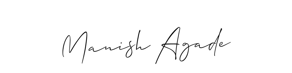 This is the best signature style for the Manish Agade name. Also you like these signature font (Allison_Script). Mix name signature. Manish Agade signature style 2 images and pictures png