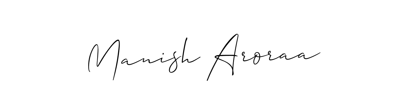 Once you've used our free online signature maker to create your best signature Allison_Script style, it's time to enjoy all of the benefits that Manish Aroraa name signing documents. Manish Aroraa signature style 2 images and pictures png