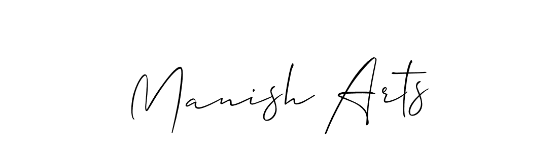 Make a short Manish Arts signature style. Manage your documents anywhere anytime using Allison_Script. Create and add eSignatures, submit forms, share and send files easily. Manish Arts signature style 2 images and pictures png