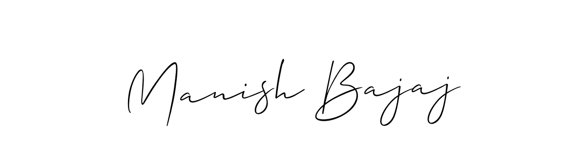 if you are searching for the best signature style for your name Manish Bajaj. so please give up your signature search. here we have designed multiple signature styles  using Allison_Script. Manish Bajaj signature style 2 images and pictures png
