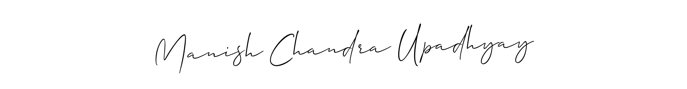 How to Draw Manish Chandra Upadhyay signature style? Allison_Script is a latest design signature styles for name Manish Chandra Upadhyay. Manish Chandra Upadhyay signature style 2 images and pictures png