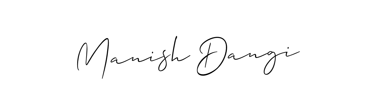 Check out images of Autograph of Manish Dangi name. Actor Manish Dangi Signature Style. Allison_Script is a professional sign style online. Manish Dangi signature style 2 images and pictures png