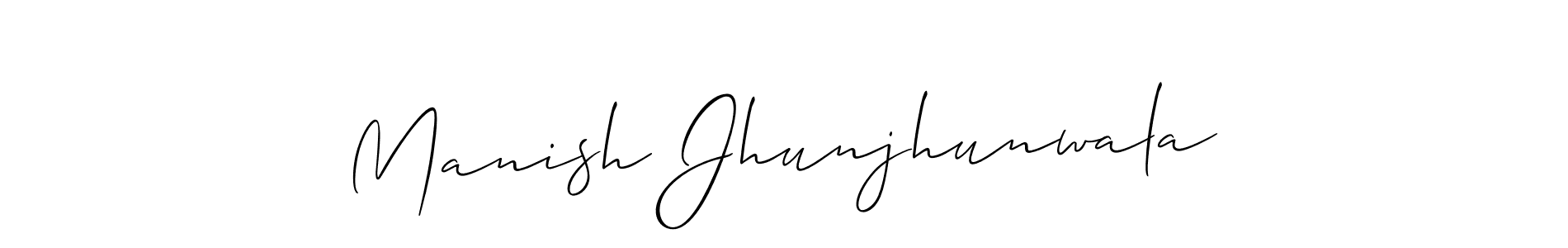 Once you've used our free online signature maker to create your best signature Allison_Script style, it's time to enjoy all of the benefits that Manish Jhunjhunwala name signing documents. Manish Jhunjhunwala signature style 2 images and pictures png