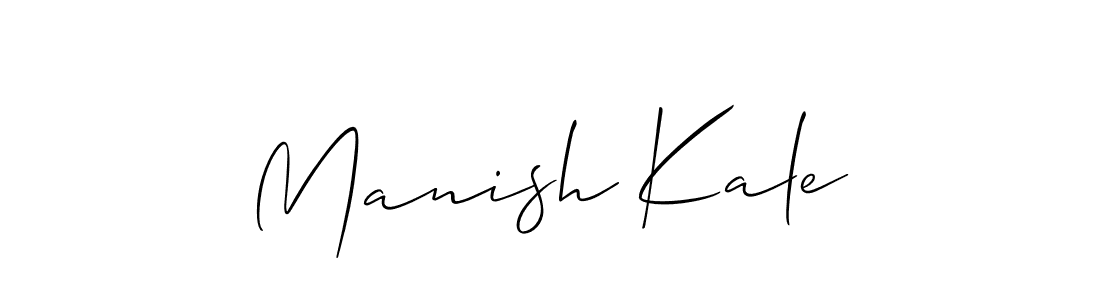 How to Draw Manish Kale signature style? Allison_Script is a latest design signature styles for name Manish Kale. Manish Kale signature style 2 images and pictures png