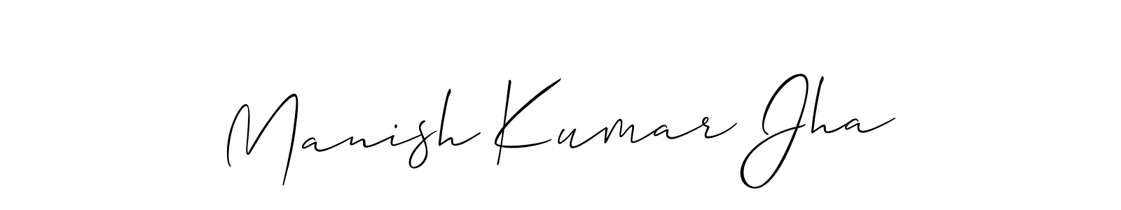 You can use this online signature creator to create a handwritten signature for the name Manish Kumar Jha. This is the best online autograph maker. Manish Kumar Jha signature style 2 images and pictures png