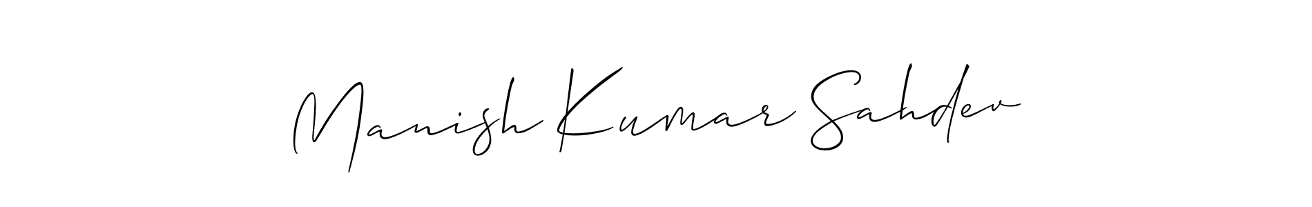 Here are the top 10 professional signature styles for the name Manish Kumar Sahdev. These are the best autograph styles you can use for your name. Manish Kumar Sahdev signature style 2 images and pictures png
