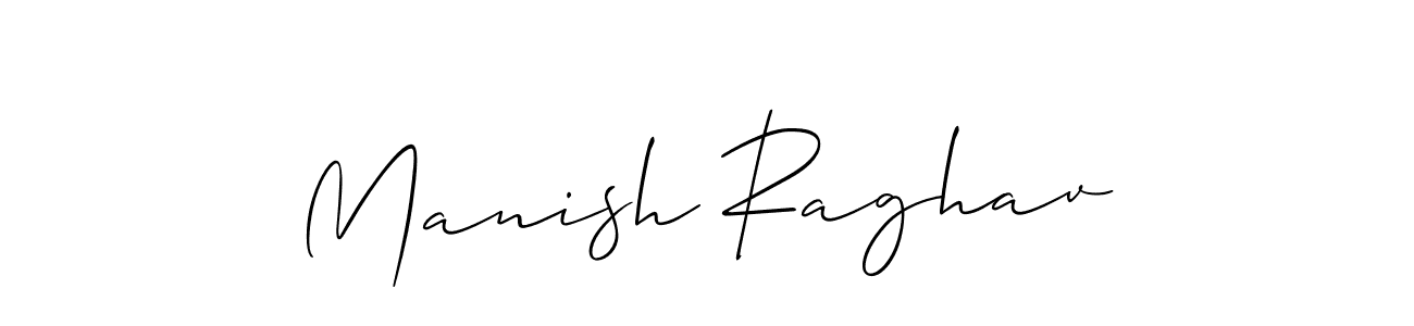 Make a beautiful signature design for name Manish Raghav. Use this online signature maker to create a handwritten signature for free. Manish Raghav signature style 2 images and pictures png