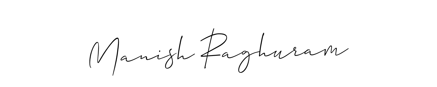 Also You can easily find your signature by using the search form. We will create Manish Raghuram name handwritten signature images for you free of cost using Allison_Script sign style. Manish Raghuram signature style 2 images and pictures png