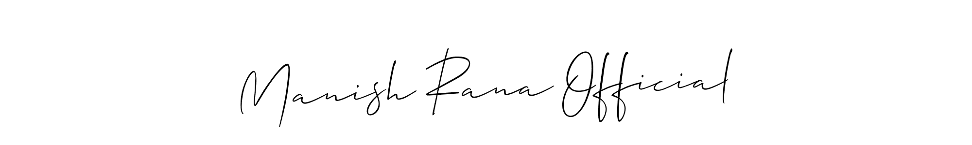 Here are the top 10 professional signature styles for the name Manish Rana Official. These are the best autograph styles you can use for your name. Manish Rana Official signature style 2 images and pictures png