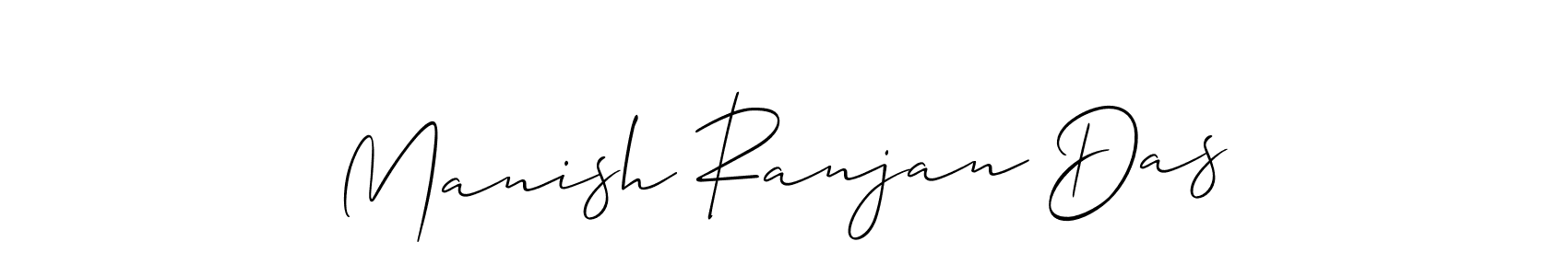 Allison_Script is a professional signature style that is perfect for those who want to add a touch of class to their signature. It is also a great choice for those who want to make their signature more unique. Get Manish Ranjan Das name to fancy signature for free. Manish Ranjan Das signature style 2 images and pictures png