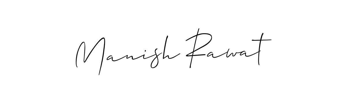 This is the best signature style for the Manish Rawat name. Also you like these signature font (Allison_Script). Mix name signature. Manish Rawat signature style 2 images and pictures png