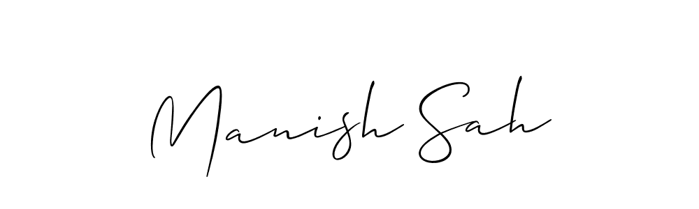 Similarly Allison_Script is the best handwritten signature design. Signature creator online .You can use it as an online autograph creator for name Manish Sah. Manish Sah signature style 2 images and pictures png