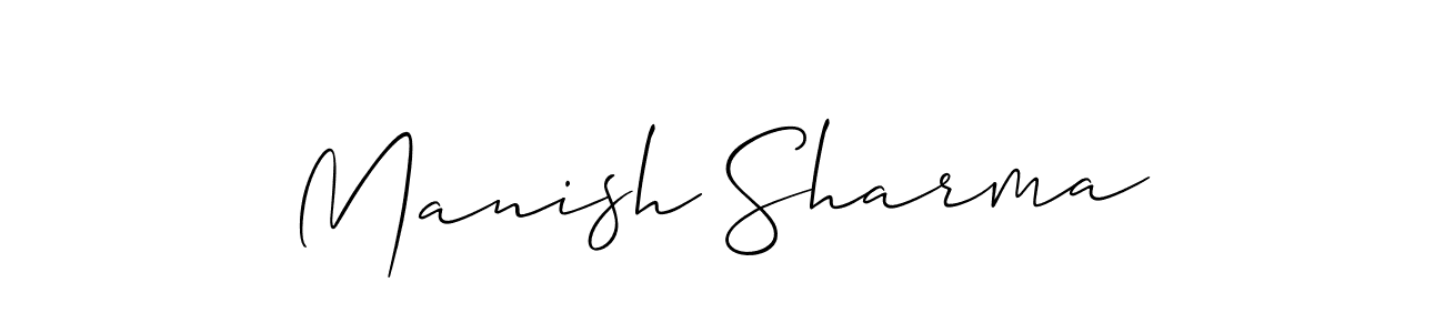 Best and Professional Signature Style for Manish Sharma. Allison_Script Best Signature Style Collection. Manish Sharma signature style 2 images and pictures png