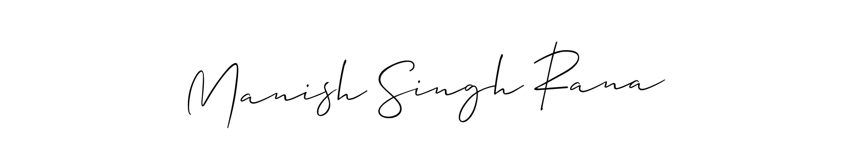 if you are searching for the best signature style for your name Manish Singh Rana. so please give up your signature search. here we have designed multiple signature styles  using Allison_Script. Manish Singh Rana signature style 2 images and pictures png
