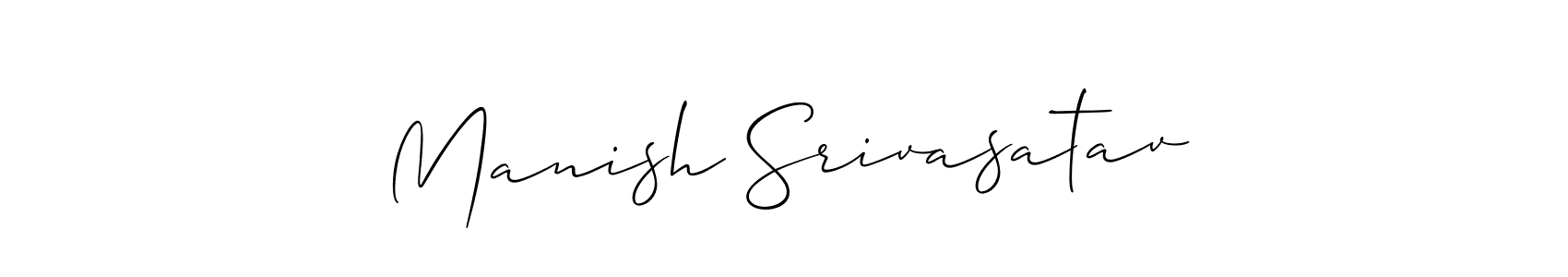 See photos of Manish Srivasatav official signature by Spectra . Check more albums & portfolios. Read reviews & check more about Allison_Script font. Manish Srivasatav signature style 2 images and pictures png